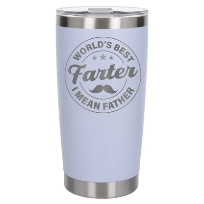 Engraved Best Farter I Mean Father Thermal Cup for Dad's