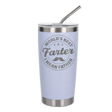 Best Farter I Mean Father Engraved Travel Mug for Dad