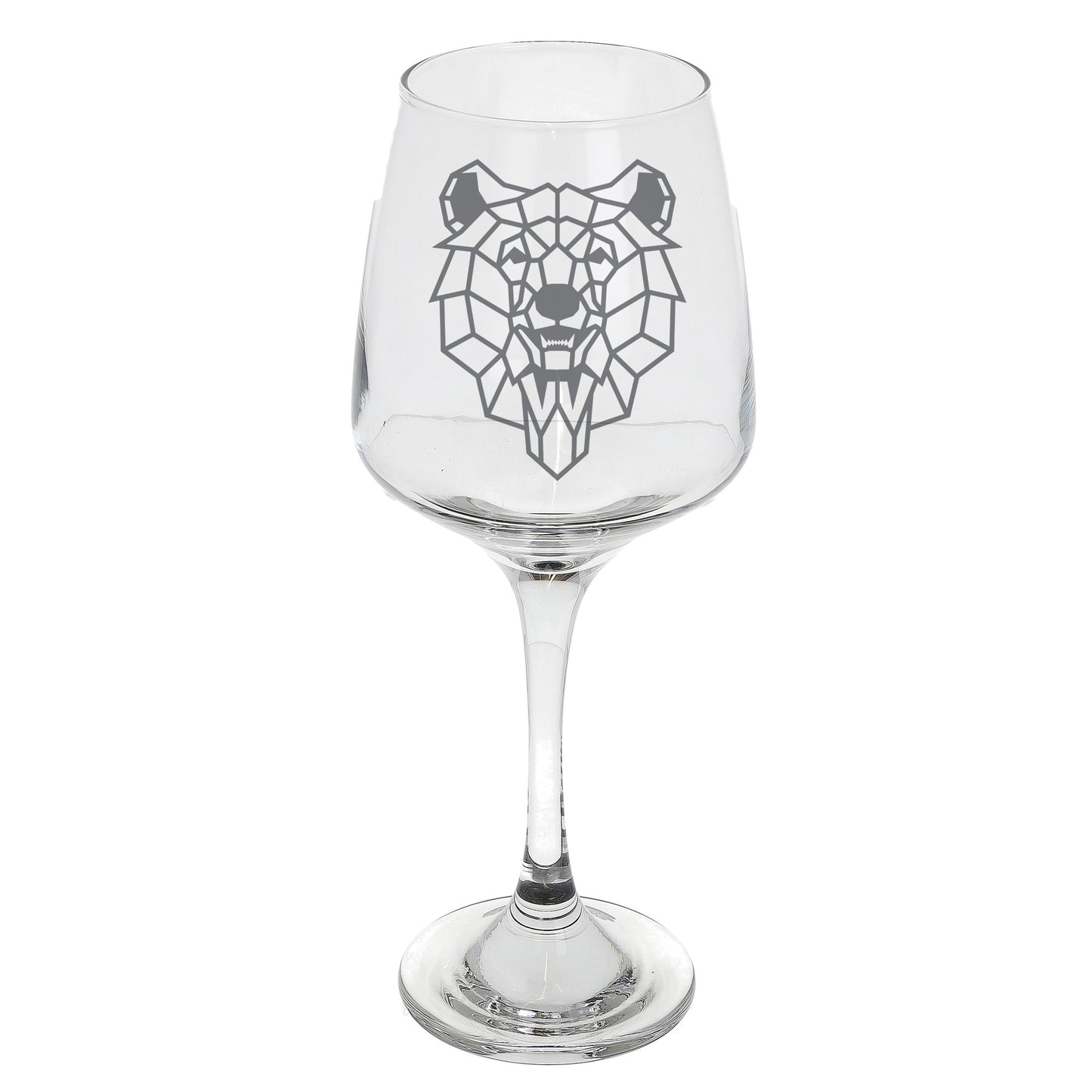 Bear Engraved Wine Glass  - Always Looking Good -   