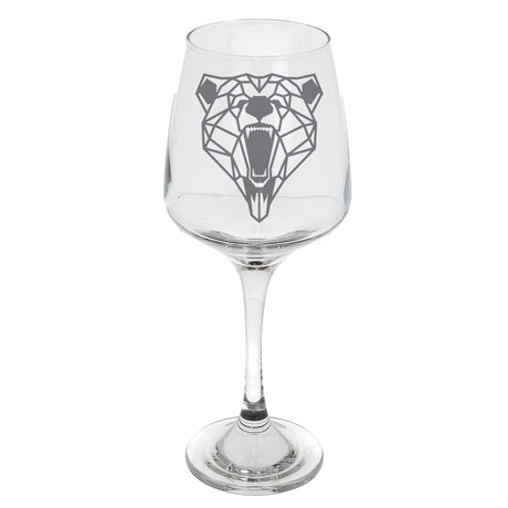 Grizzly Bear Engraved Wine Glasses For Wine Lovers - Always Looking Good -   