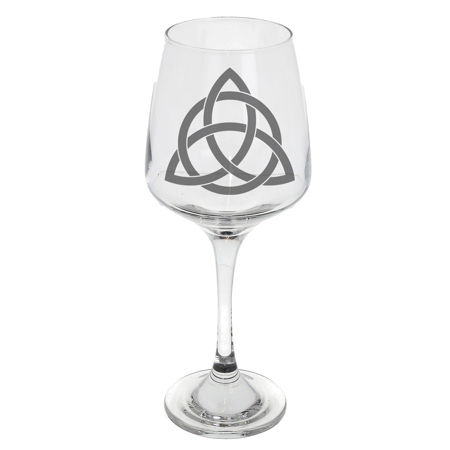 Celtic Knot Irish Engraved Wine Glass and/or Coaster Set  - Always Looking Good - Wine Glass Only  