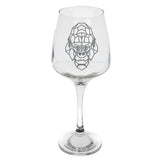 Gorilla Engraved Wine Glass  - Always Looking Good -   