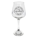 Good Luck Finding Better Coworkers Engraved Wine Glass – Funny Leaving Gift