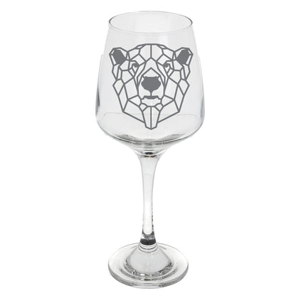 Gifts For Polar Bear Lovers - Laser Engraved Wine Glass  - Always Looking Good -   