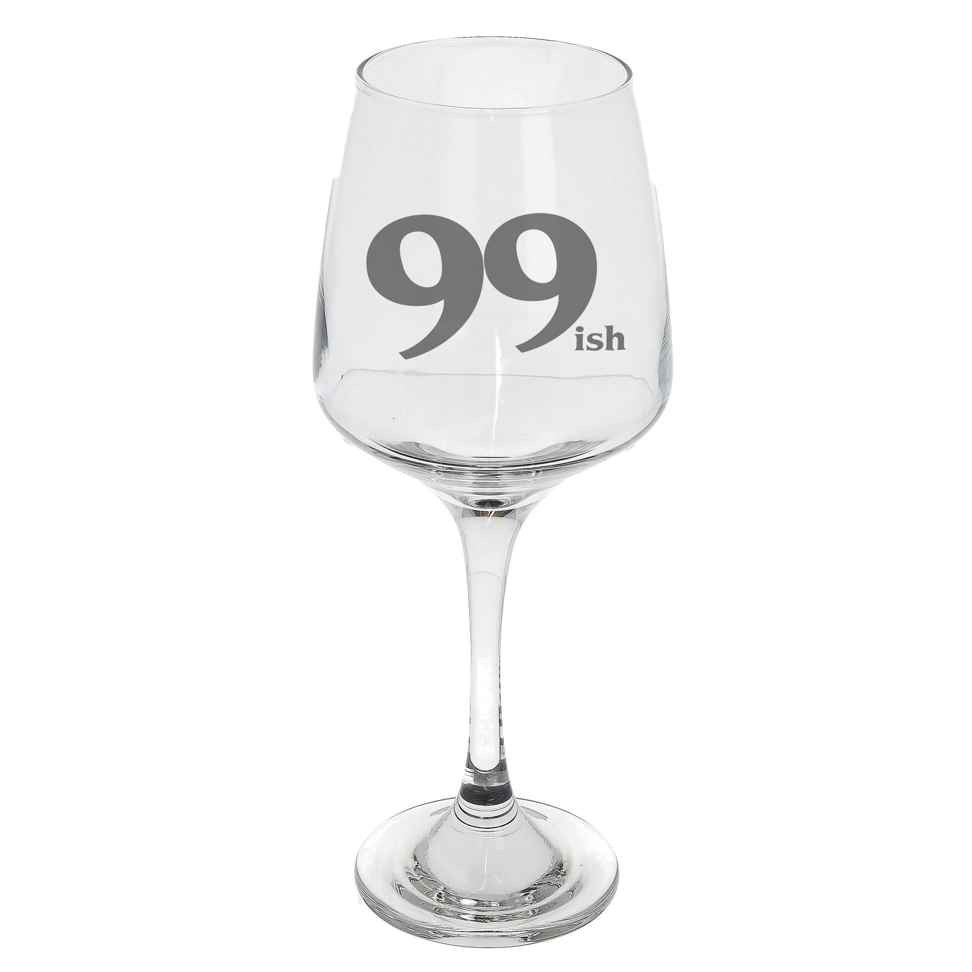 99ish Wine Glass and/or Coaster Set  - Always Looking Good - Wine Glass On Its Own  