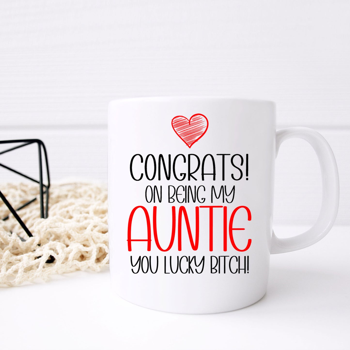 Congrats On Being My Auntie Mug and/or Coaster Gift  - Always Looking Good -   