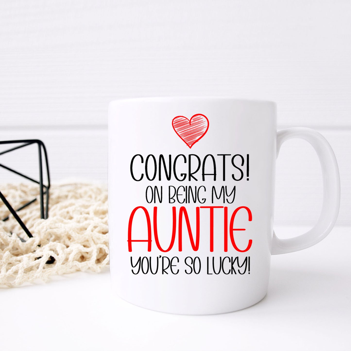 Congrats On Being My Auntie Mug and/or Coaster Gift  - Always Looking Good -   