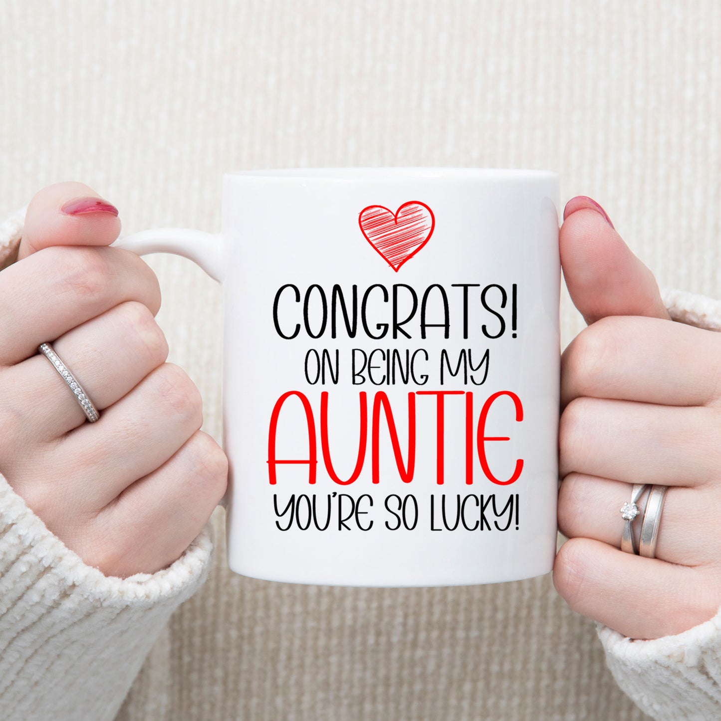 Congrats On Being My Auntie Mug and/or Coaster Gift  - Always Looking Good -   