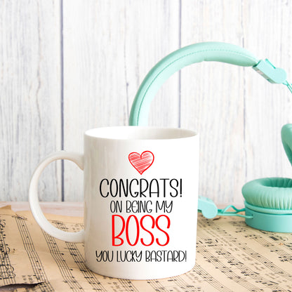 Congrats On Being My Boss Mug and/or Coaster Gift  - Always Looking Good -   