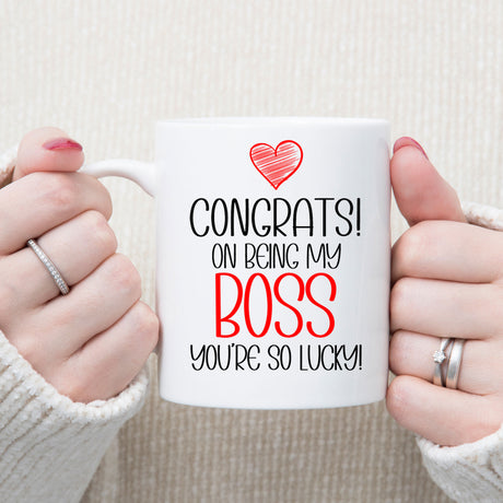Congrats On Being My Boss Mug and/or Coaster Gift  - Always Looking Good -   