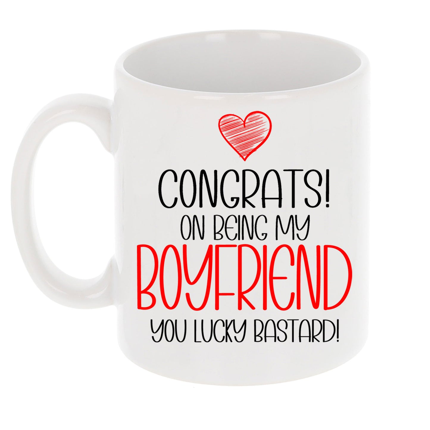 Congrats On Being My Boyfriend Mug and/or Coaster Gift  - Always Looking Good -   