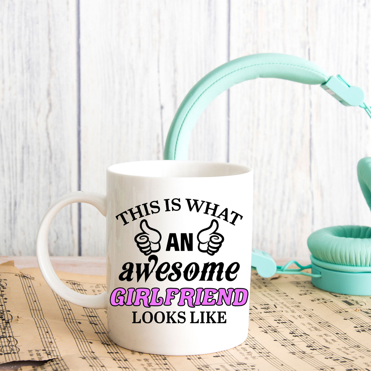This Is What An Awesome [Your Text] Looks Like Personalised Ceramic Mug