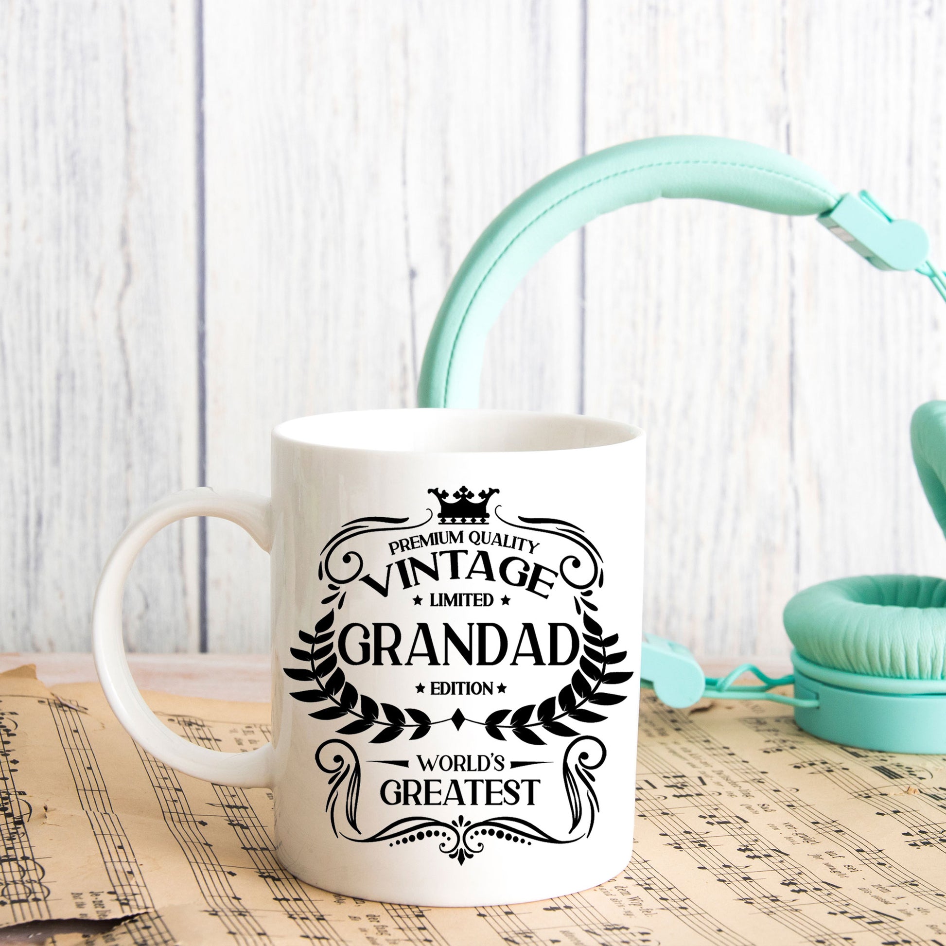 Vintage Worlds Greatest Grandad Mug and/or Coaster  - Always Looking Good -   