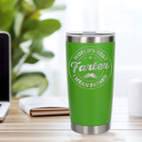 Best Farter I Mean Father Engraved Travel Mug for Dad