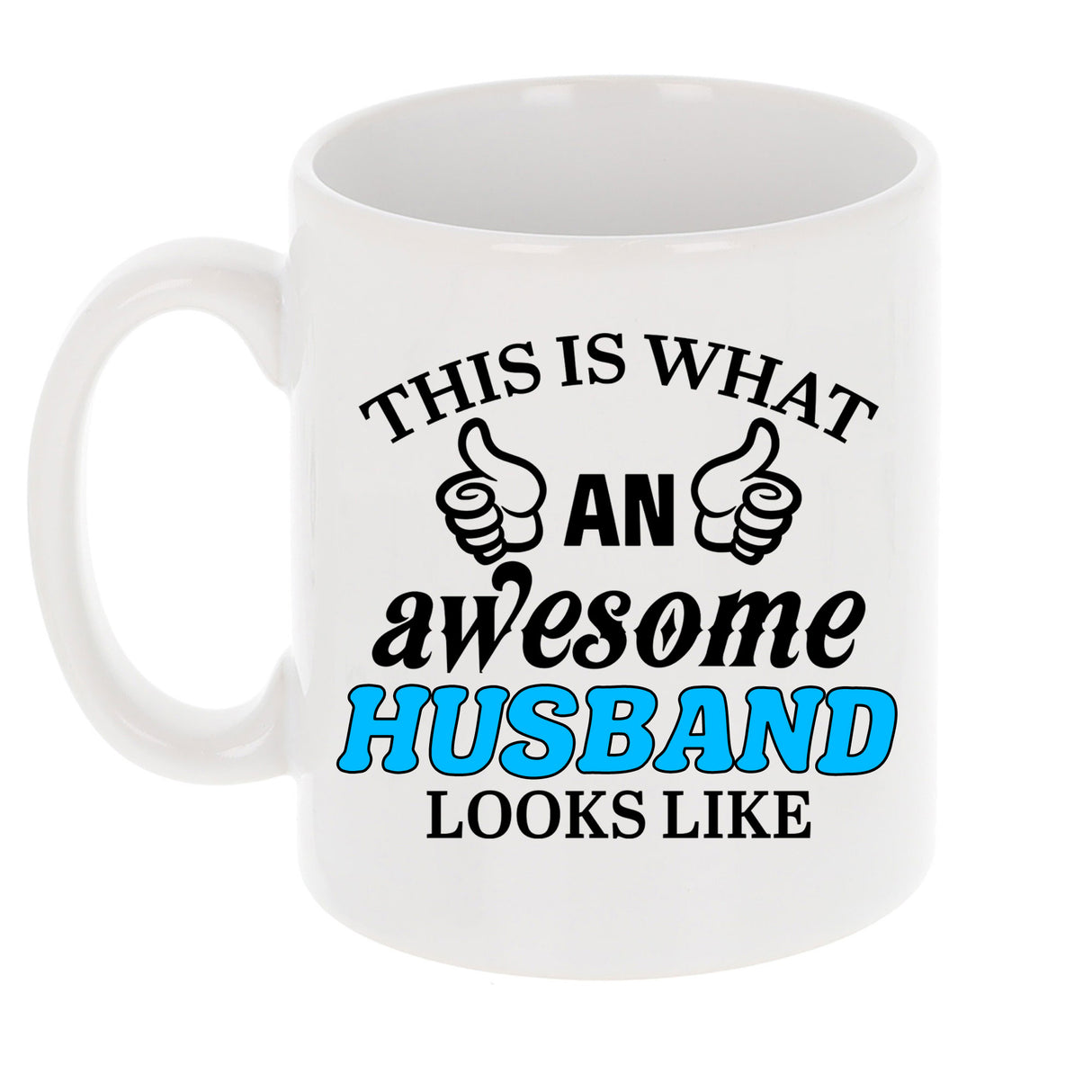 This Is What An Awesome [Your Text] Looks Like Personalised Ceramic Mug