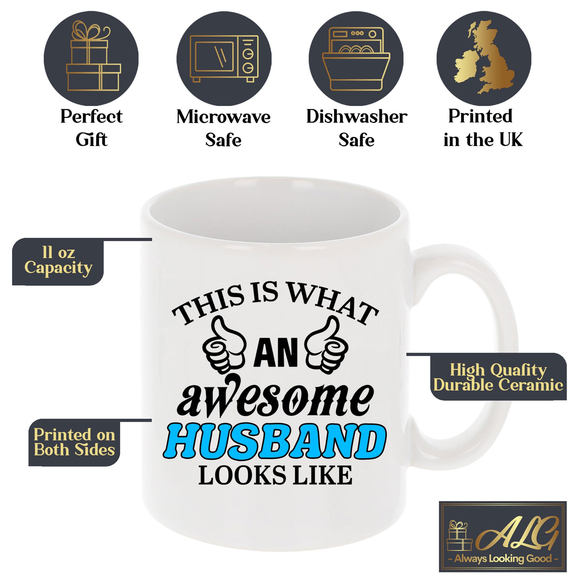 This Is What An Awesome Husband Looks Like Mug  - Always Looking Good -   