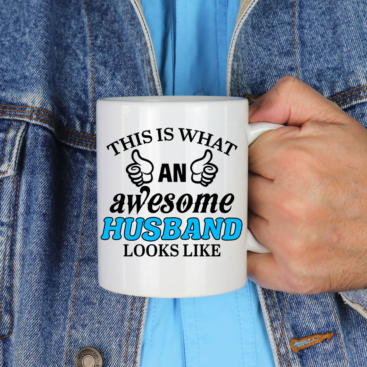 This Is What An Awesome [Your Text] Looks Like Personalised Ceramic Mug