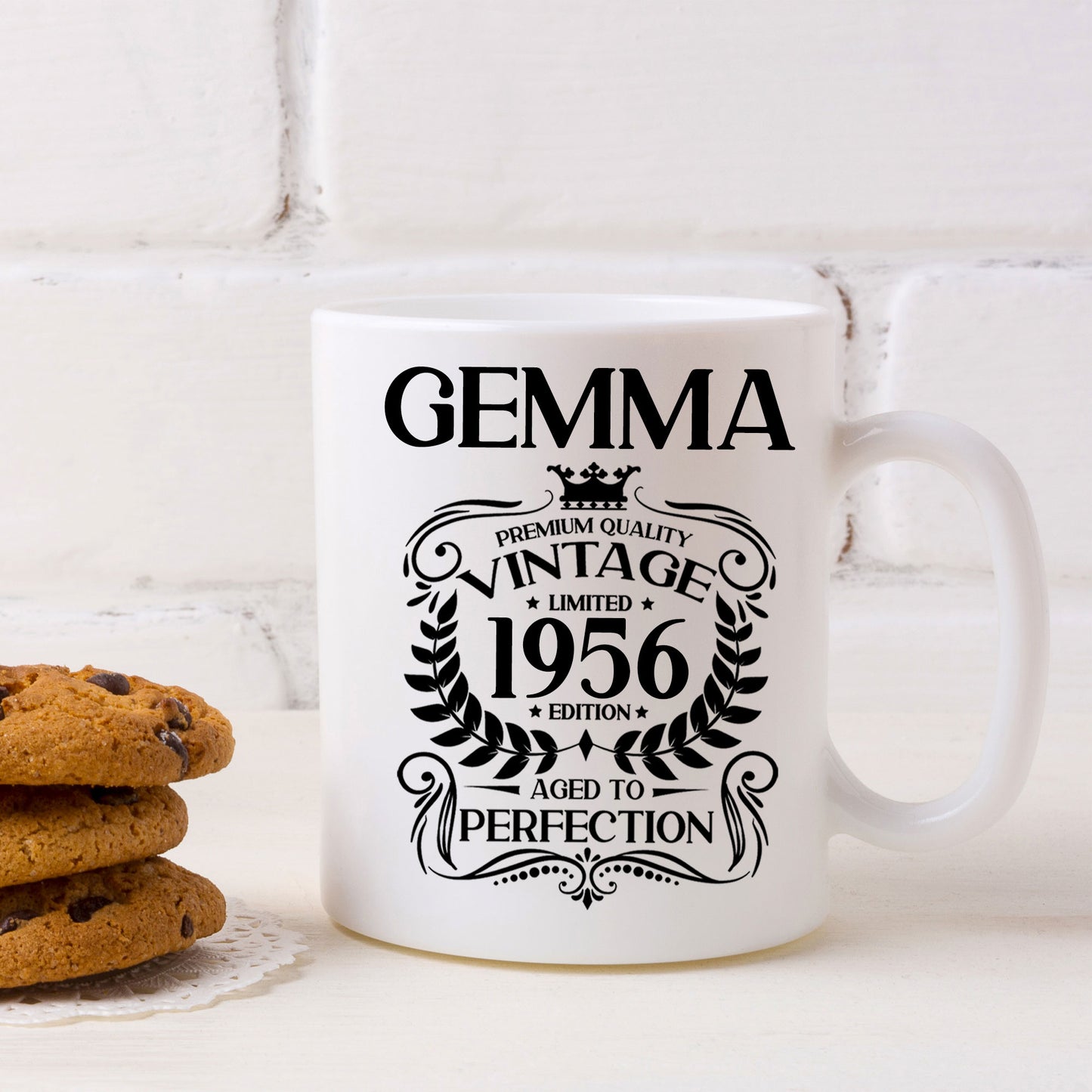 Personalised Vintage Milestone Birthday Mug and/or Coaster (All Ages)
