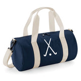 Personalised Hockey Sticks Barrel Bag | Kids Sports Holdall with Name