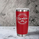 Best Farter I Mean Father Engraved Travel Mug for Dad