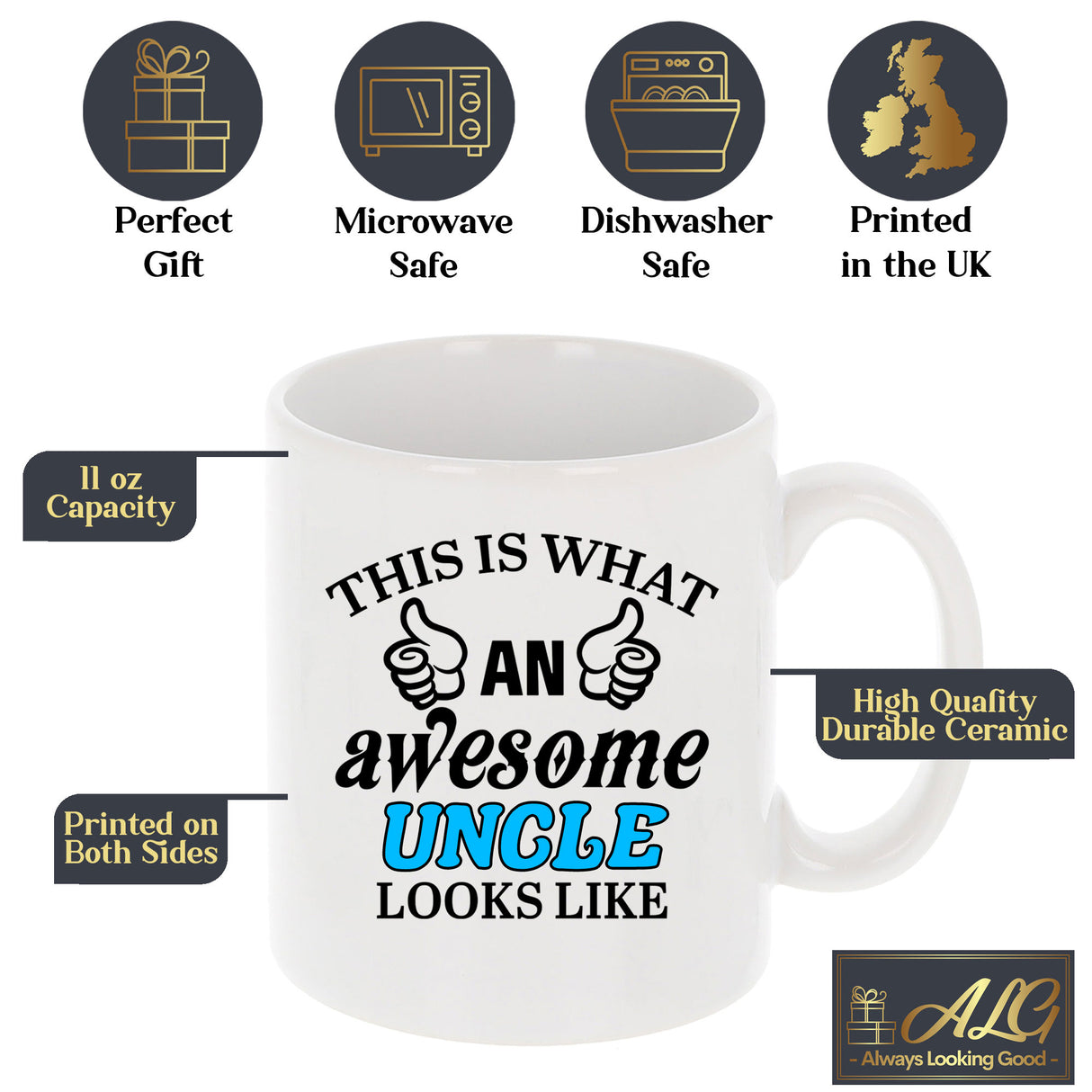This Is What An Awesome [Your Text] Looks Like Personalised Ceramic Mug