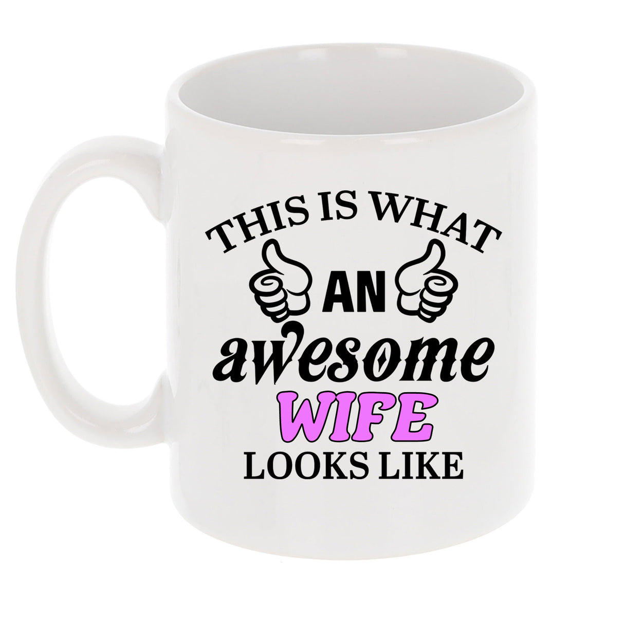 This Is What An Awesome [Your Text] Looks Like Personalised Ceramic Mug