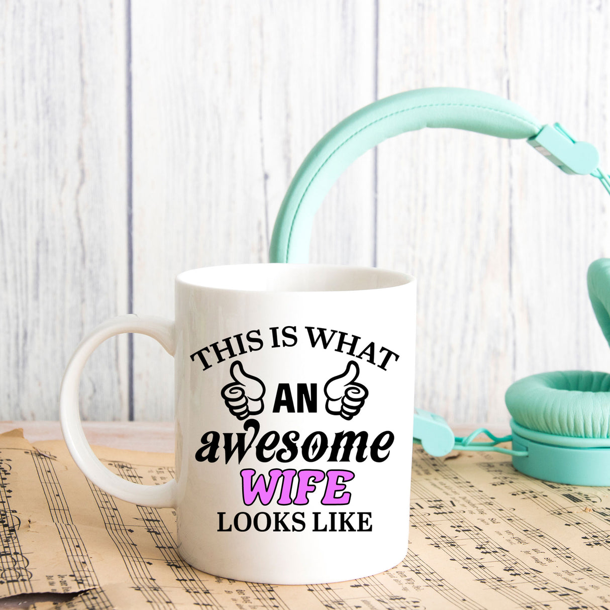 This Is What An Awesome [Your Text] Looks Like Personalised Ceramic Mug