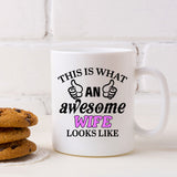 This Is What An Awesome [Your Text] Looks Like Personalised Ceramic Mug