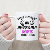 This Is What An Awesome [Your Text] Looks Like Personalised Ceramic Mug