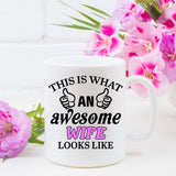 This Is What An Awesome [Your Text] Looks Like Personalised Ceramic Mug
