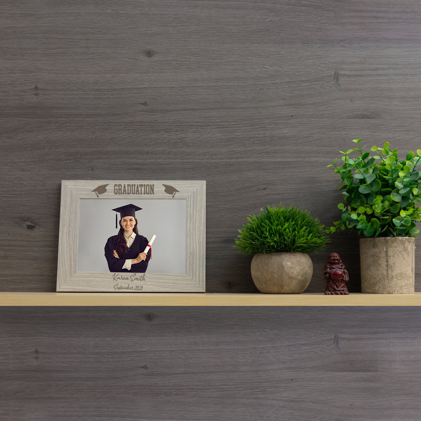 Personalised Graduation Wooden Photo Frame  - Always Looking Good -   