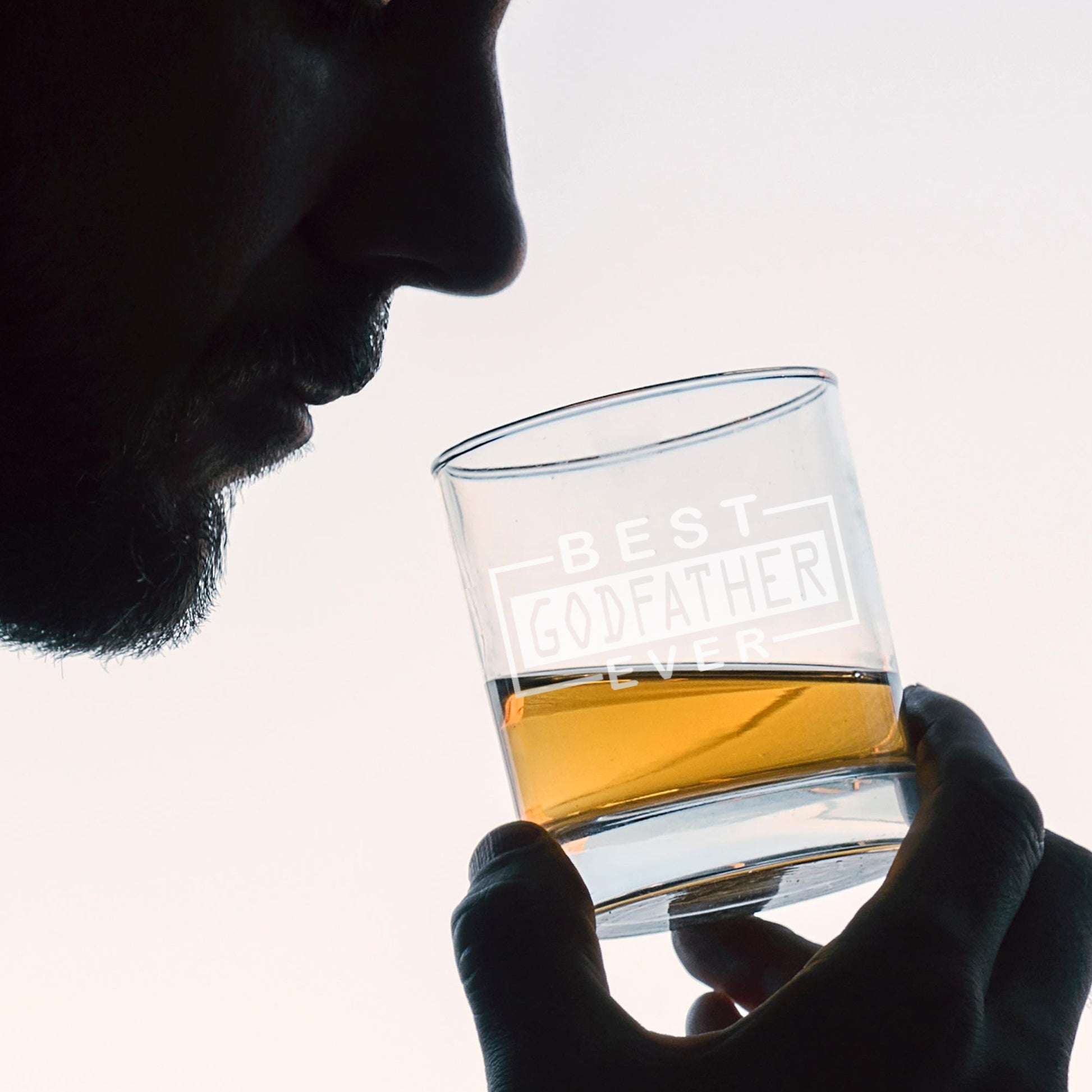 Best Godfather Ever Engraved Whisky Glass and/or Coaster Gift  - Always Looking Good -   godfather gift 