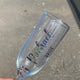 Personalised Wedding Party Champagne Flute – Vinyl Name & Role