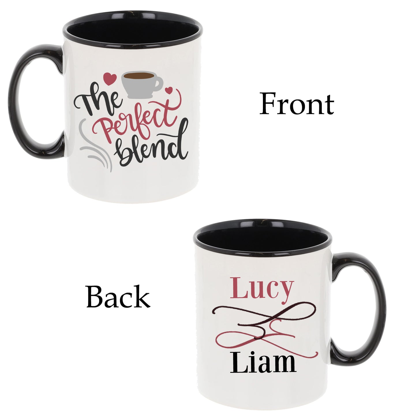 Personalised Perfect Blend Couples Matching Mug Set Gift  - Always Looking Good -   