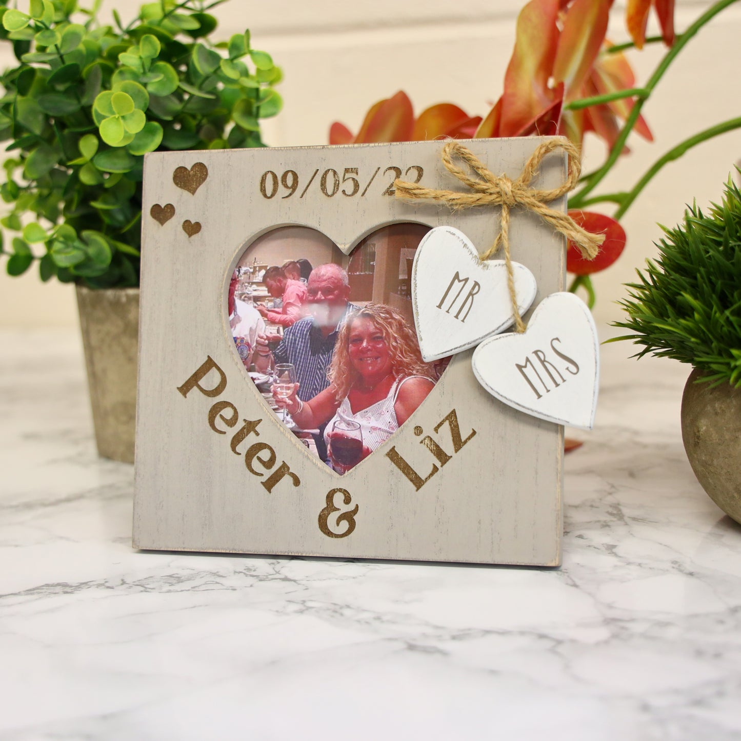 Personalised Engraved Wedding Day Photo Frame Gift  - Always Looking Good -   