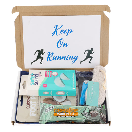 Runner Motivate & Pamper Letterbox Running Lovers Gift Set Small or Large  - Always Looking Good - Blue Small 
