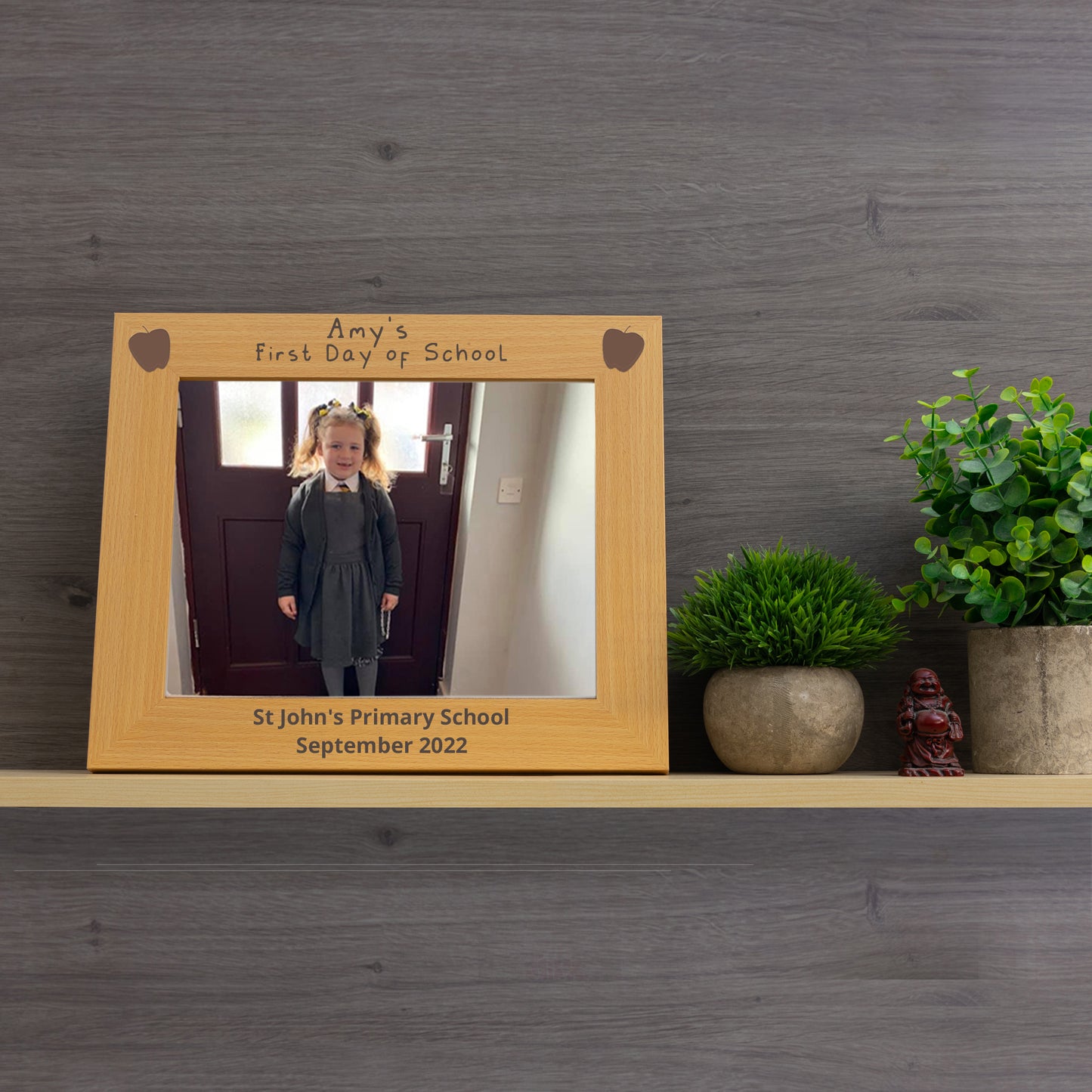 Personalised First Day at School Wooden Photo Frame  - Always Looking Good -   