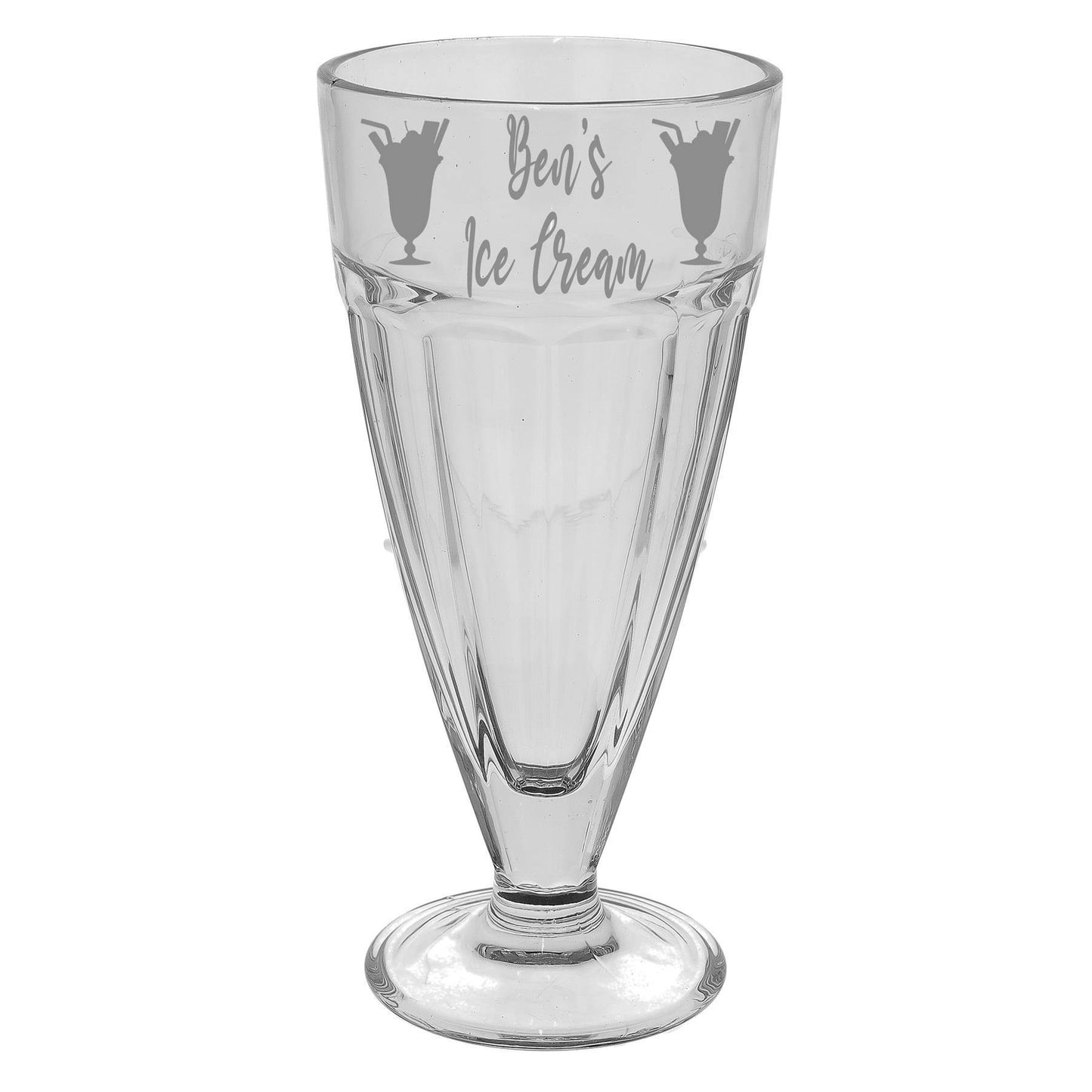 Engraved Personalised Ice Cream Sundae Glass Filled with Goodies Gift  - Always Looking Good -   