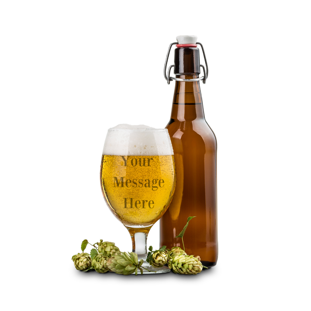 Create Your Own Personalised Engraved Craft Beer Glass Gift  - Always Looking Good -   