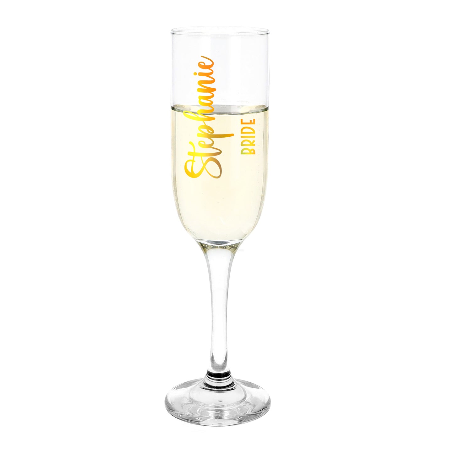 Personalised Wedding Party Champagne Flutes  - Always Looking Good -   