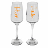 Silver Wedding Anniversary Gift - Personalised Champagne Glasses With Ice Bucket  - Always Looking Good -   