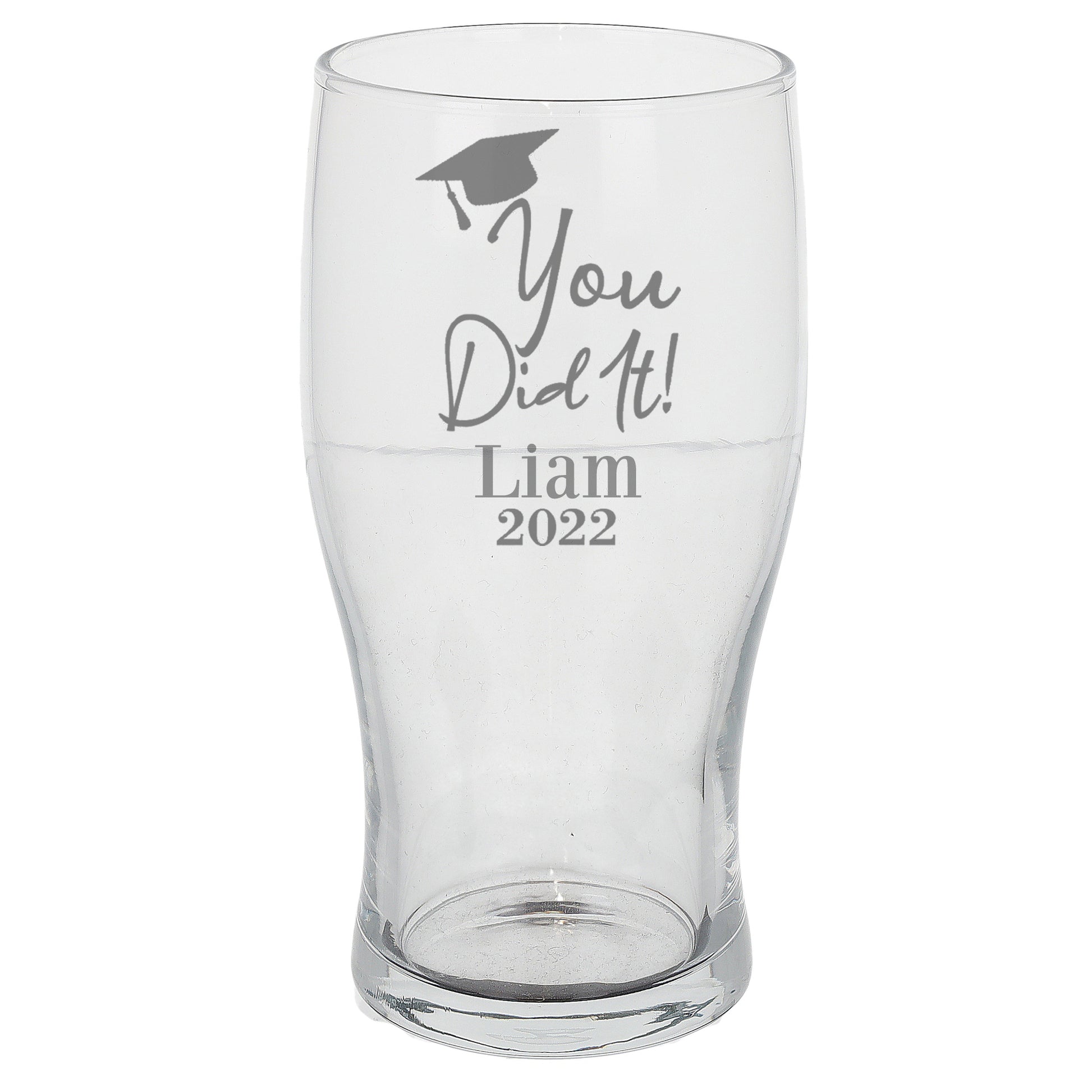Personalised Engraved Graduation Pint Glass  - Always Looking Good -   