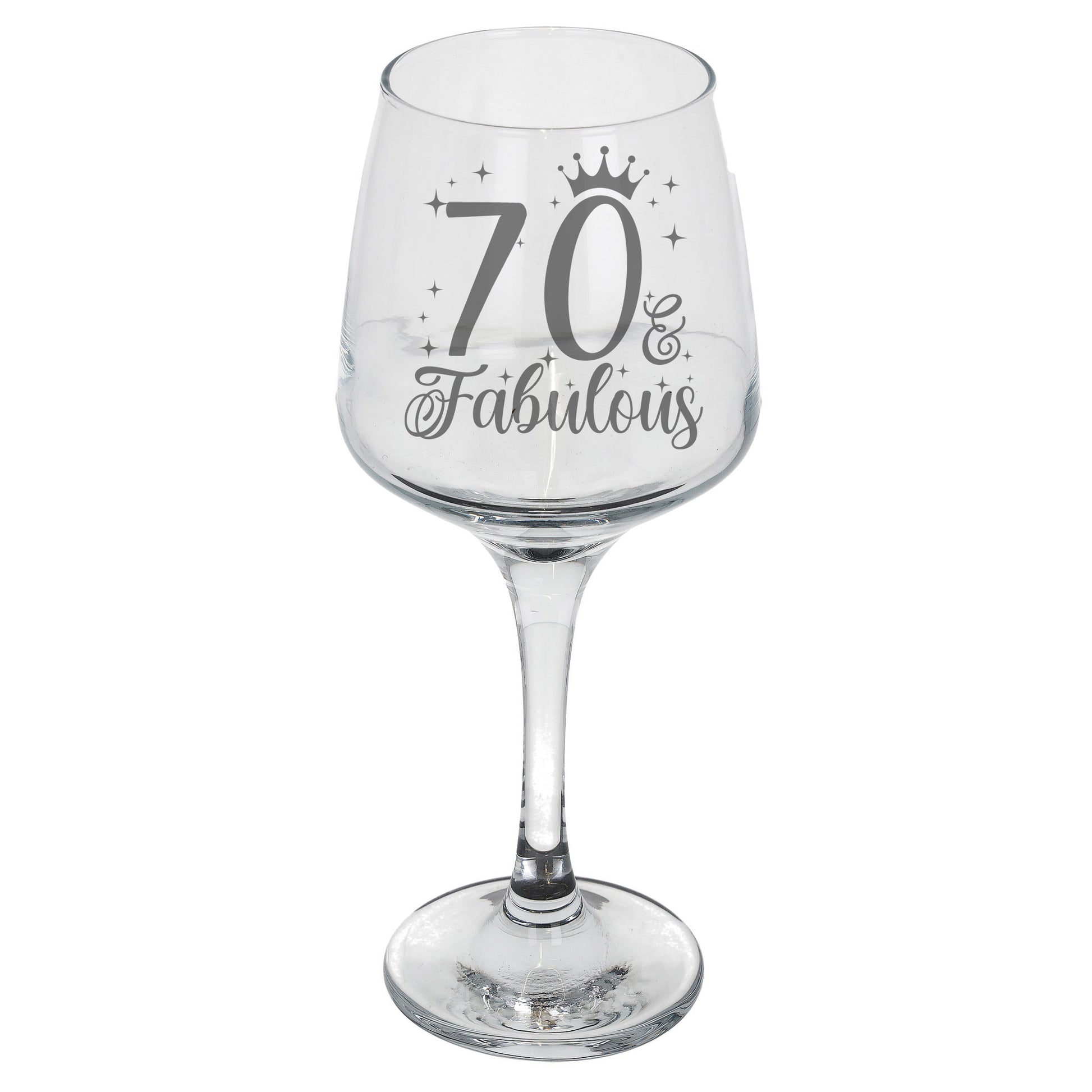 70 & Fabulous 70th Birthday Gift Engraved Wine Glass and/or Coaster Set  - Always Looking Good -   
