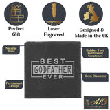 Best Godfather Ever Engraved Wine Glass | Godparent Gift for Him  - Always Looking Good -   Godparent gift