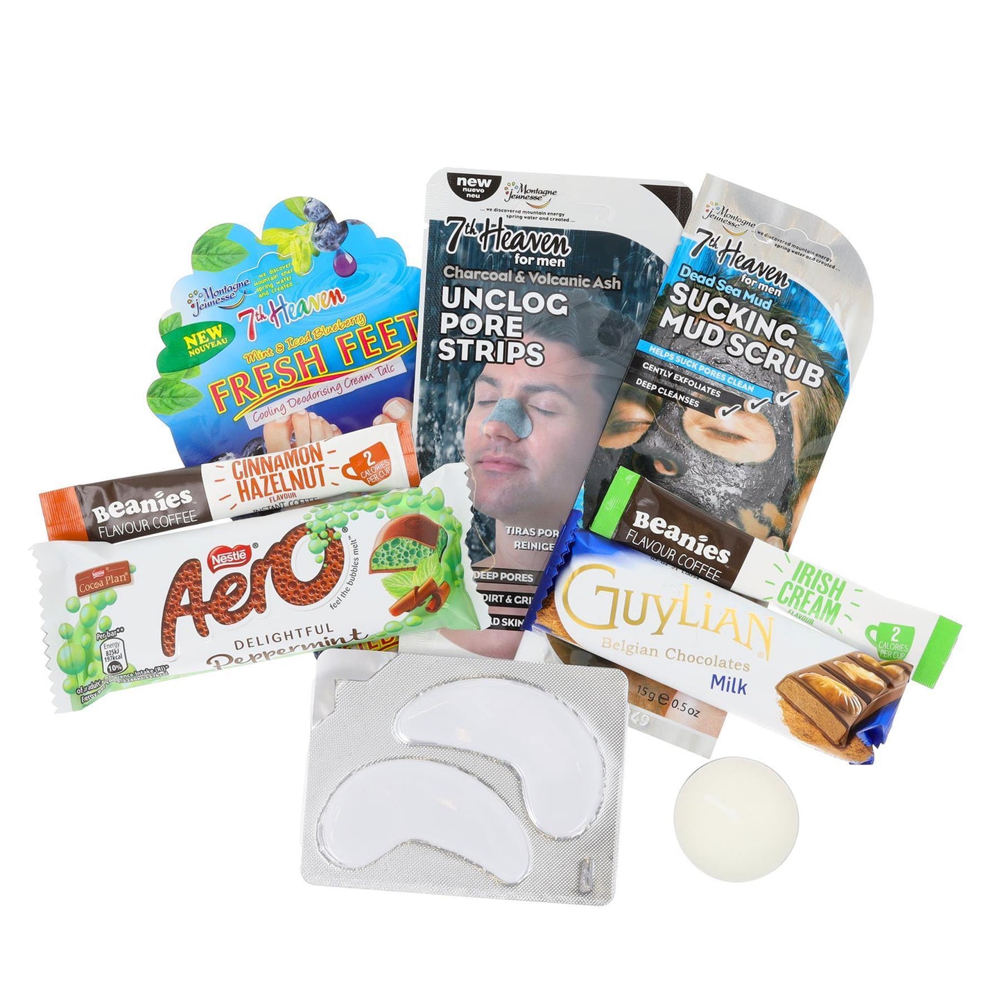 Pamper Treat & Sweet Box for Men Letterbox Gift  - Always Looking Good -   