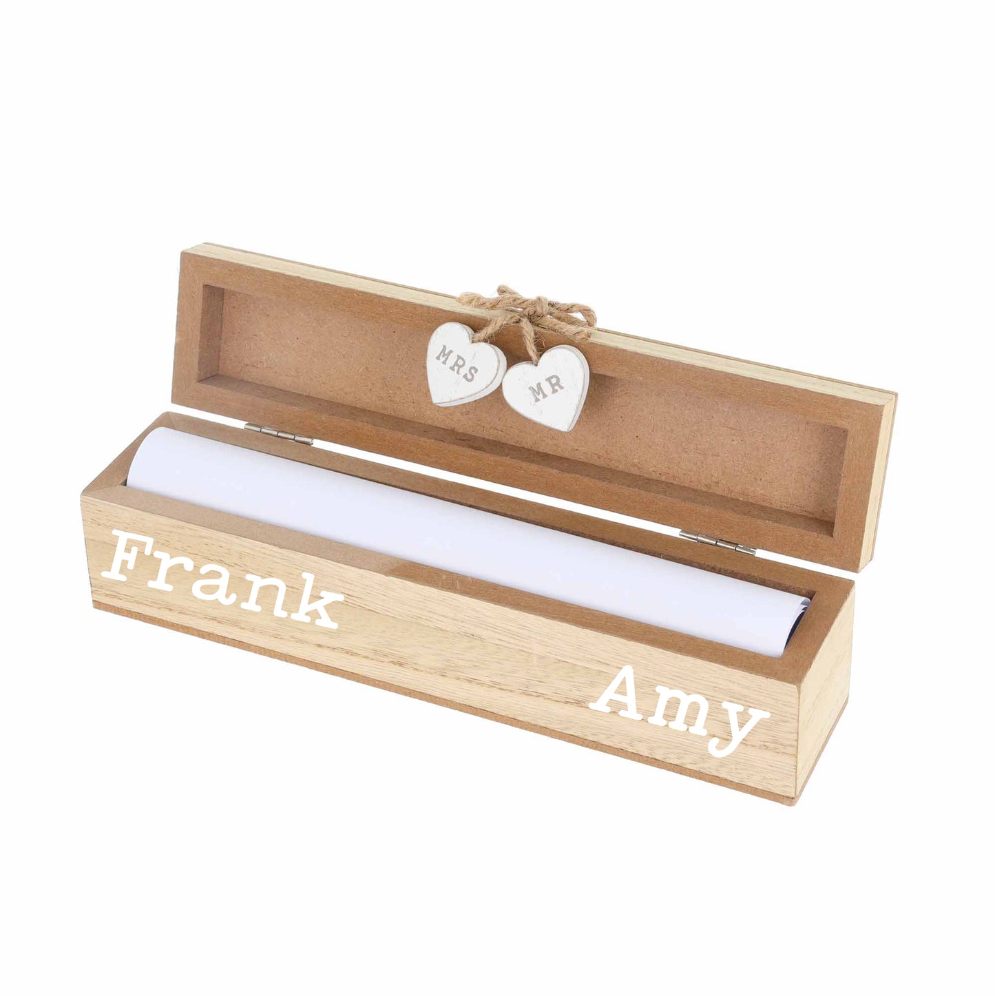 Personalised Wedding Certificate Keepsake Box  - Always Looking Good -   