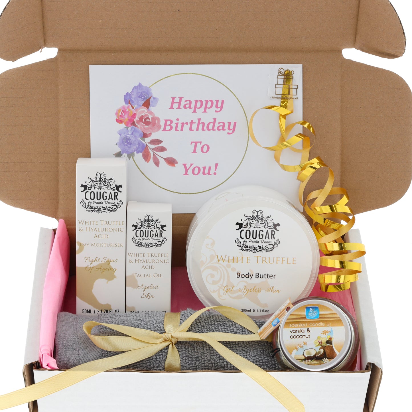 Ladies Luxury Anti Aging Skincare Pamper Hamper Gift Box  - Always Looking Good -   
