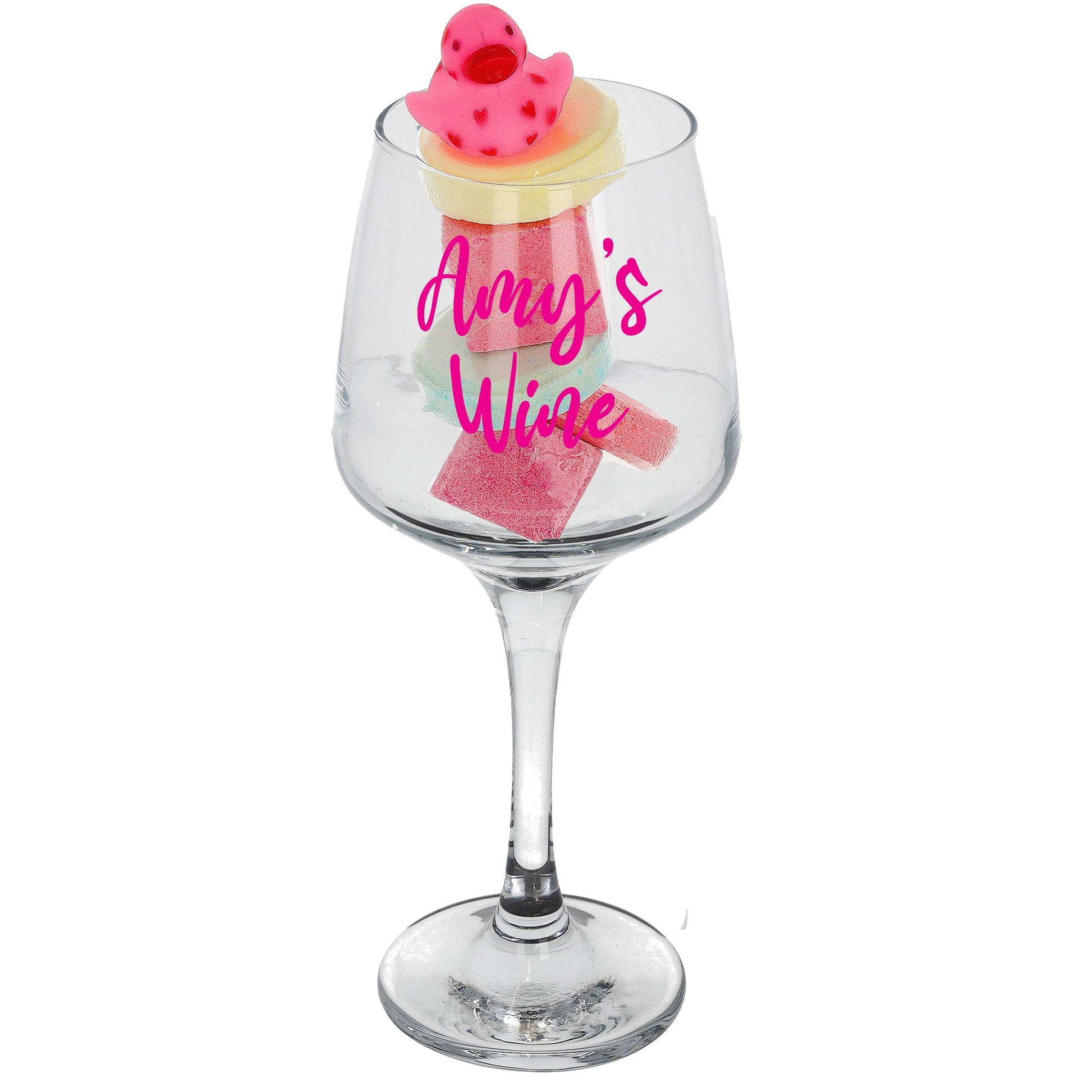 Mother's Day Personalised Wine Glass Bath Time Pamper Fun Set  - Always Looking Good -   