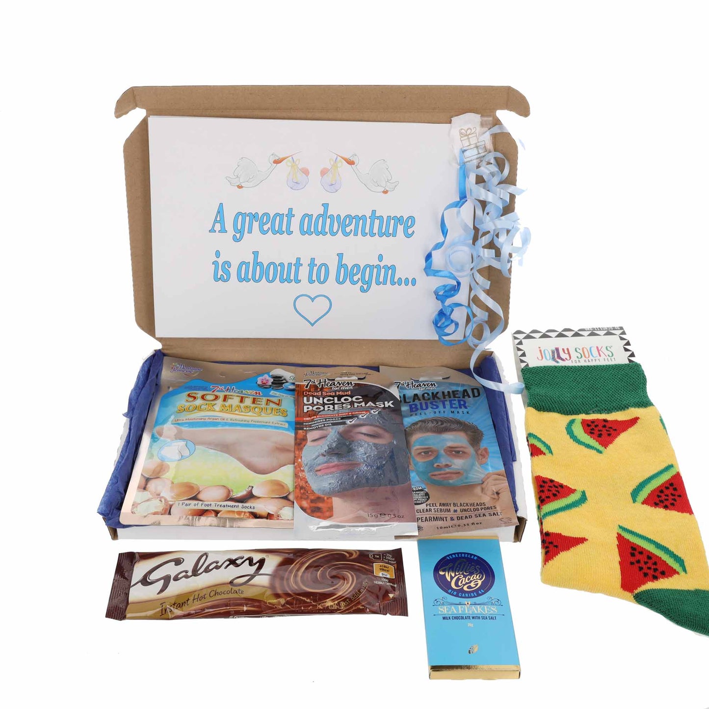 Dad To Be Pamper & Hot Drink Letterbox Congratulations Gift Box  - Always Looking Good -   