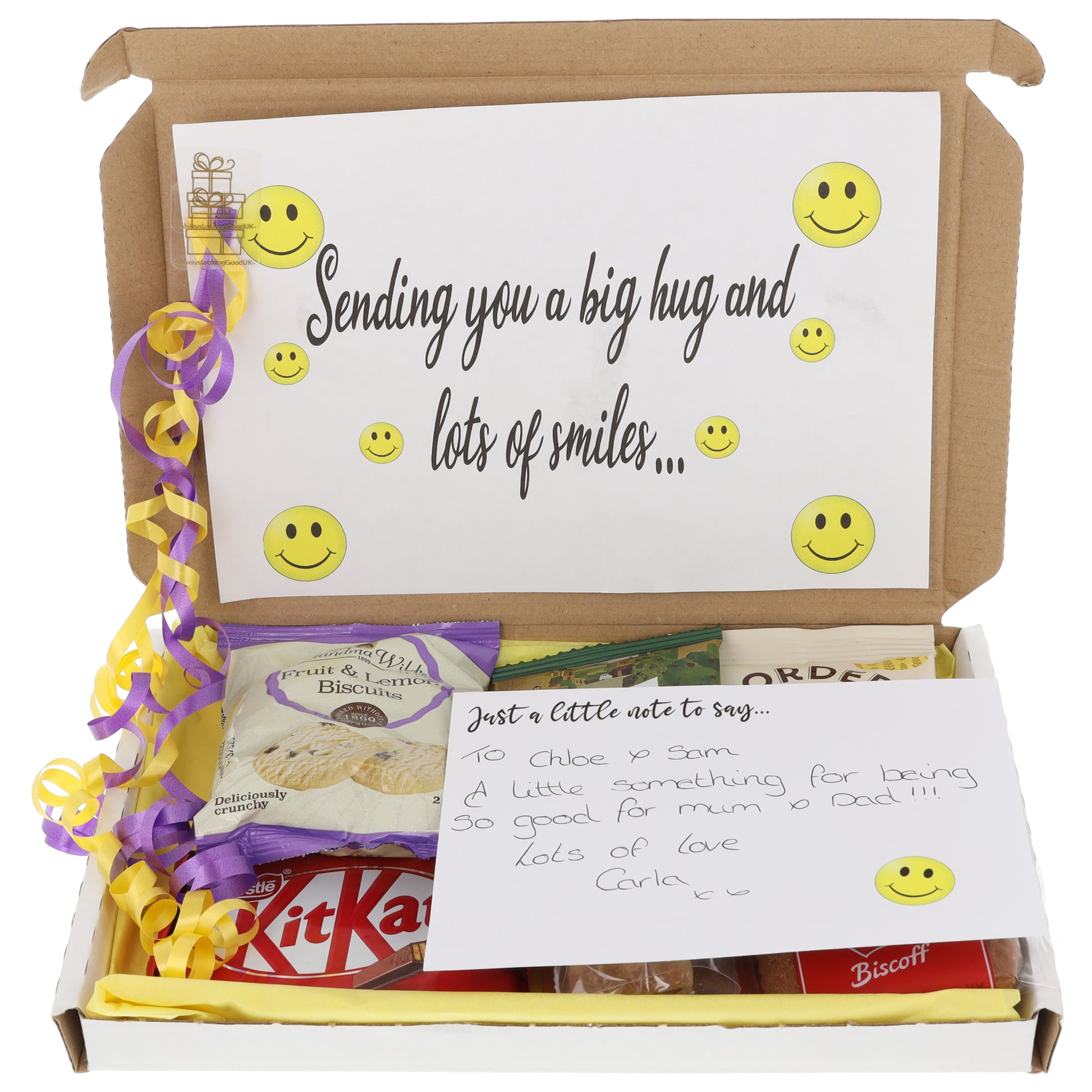 Afternoon Tea & Biscuit Hamper Letterbox Gift Box  - Always Looking Good -   